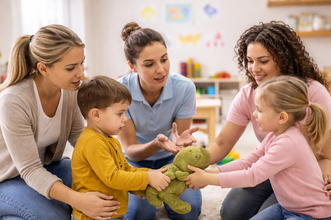 Gérer les disputes entre enfants en crèche